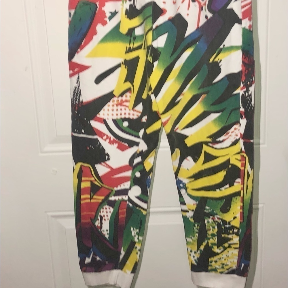 Hype means nothing Wow Me Joggers Size Large neon colors - Picture 5 of 8